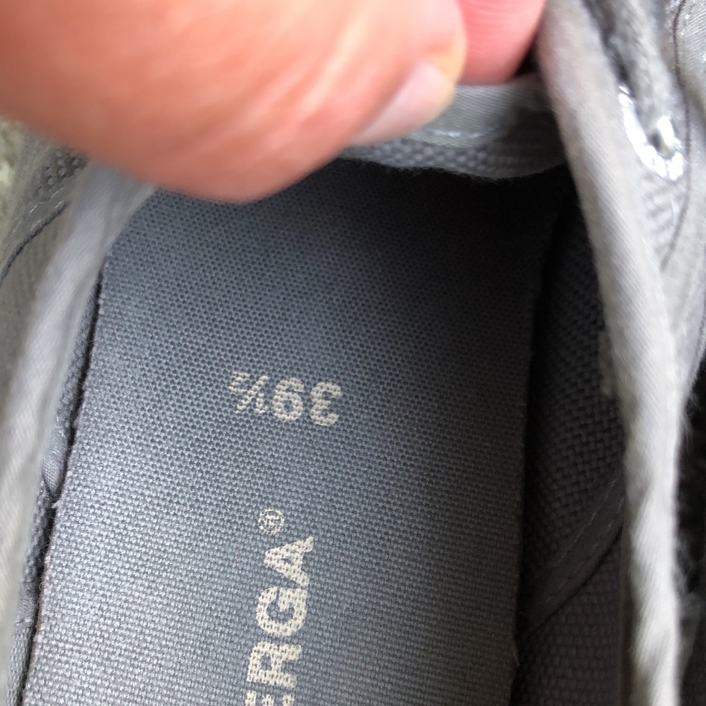 Cotton Superga Tennis Shoe-Euro Sz 39.5-Gray/White-EUC - Picture 11 of 16